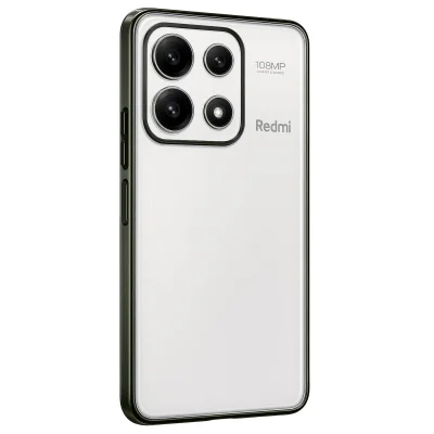 BUĞZ Xiaomi Poco X6 Pro Kılıf Razer Lensli Silikon - Yeşil