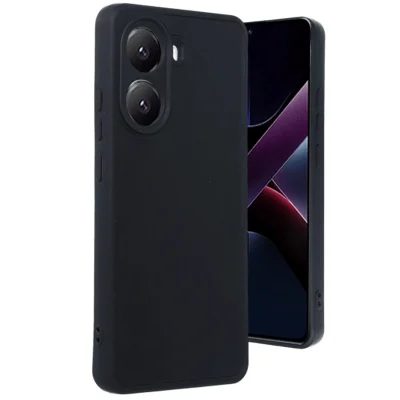 BUĞZ Xiaomi Poco X7 Pro Kılıf Aras Deri Kapak - Siyah