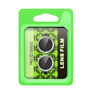 BUĞZ Xiaomi Poco X7 Pro Raze Metal Kamera Lens - Gümüş