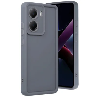 BUĞZ Xiaomi Poco X7 Pro Viera Silikon - Gri