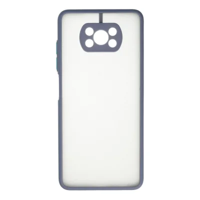 BUĞZ Xiaomi Pocophone X3 Kılıf Montreal Silikon Kapak - Gri