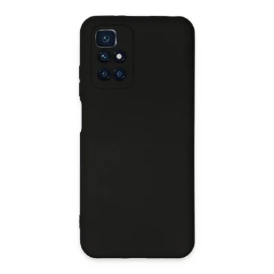 BUĞZ Xiaomi Redmi 10 2022 Kılıf Nano İçi Kadife Silikon - Siyah