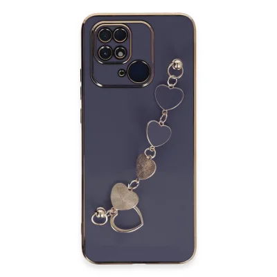 BUĞZ Xiaomi Redmi 10c Kılıf Esila Silikon - Gri