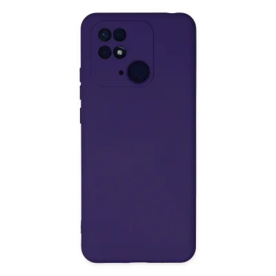 BUĞZ Xiaomi Redmi 10c Kılıf Nano İçi Kadife Silikon - Mor