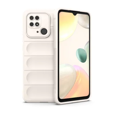 BUĞZ Xiaomi Redmi 10c Kılıf Optimum Silikon - Krem