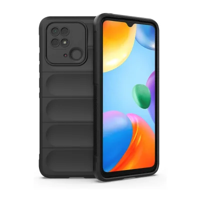 BUĞZ Xiaomi Redmi 10c Kılıf Optimum Silikon - Siyah
