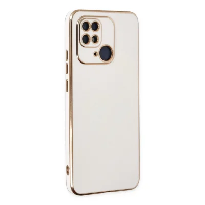 BUĞZ Xiaomi Redmi 10c Kılıf Volet Silikon - Beyaz