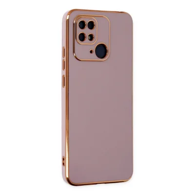 BUĞZ Xiaomi Redmi 10c Kılıf Volet Silikon - Mor