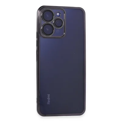 BUĞZ Xiaomi Redmi 12 Kılıf Razer Lensli Silikon - Mor