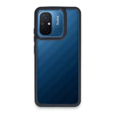 BUĞZ Xiaomi Redmi 12c Kılıf Dora Kapak - Siyah