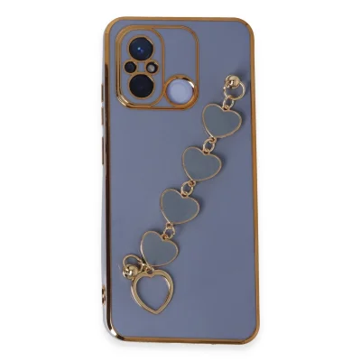 BUĞZ Xiaomi Redmi 12c Kılıf Esila Silikon - Gri