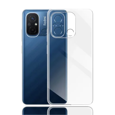 BUĞZ Xiaomi Redmi 12c Kılıf Lüx Şeffaf Silikon