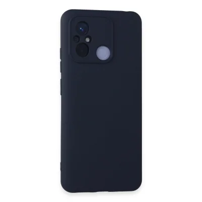 BUĞZ Xiaomi Redmi 12c Kılıf Nano İçi Kadife Silikon - Lacivert