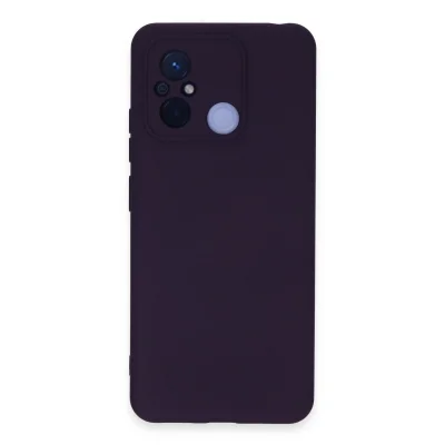 BUĞZ Xiaomi Redmi 12c Kılıf Nano İçi Kadife Silikon - Mor