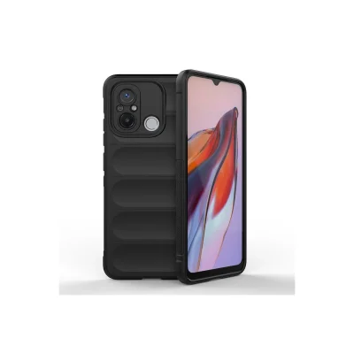 BUĞZ Xiaomi Redmi 12c Kılıf Optimum Silikon - Siyah