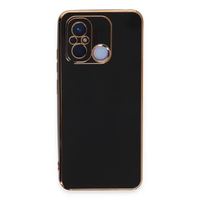 BUĞZ Xiaomi Redmi 12c Kılıf Volet Silikon - Siyah