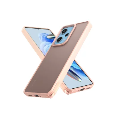 BUĞZ Xiaomi Redmi 13 4g Kılıf Elegant Kapak - Pudra