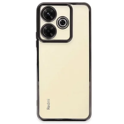 BUĞZ Xiaomi Redmi 13 4g Kılıf Razer Lensli Silikon - Siyah