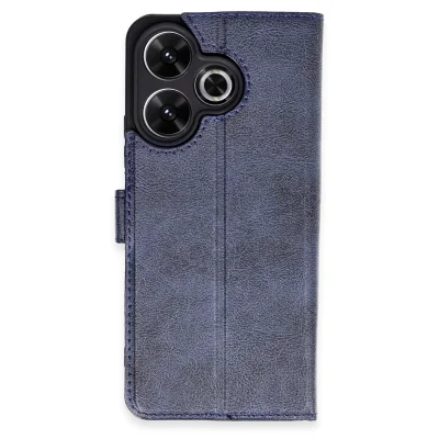 BUĞZ Xiaomi Redmi 13 4g Kılıf Trend S Plus Kapaklı Kılıf - Lacivert