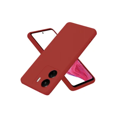 BUĞZ Xiaomi Redmi 13c Kılıf First Silikon - Bordo