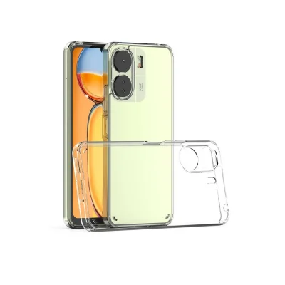BUĞZ Xiaomi Redmi 13c Kılıf Lüx Şeffaf Silikon