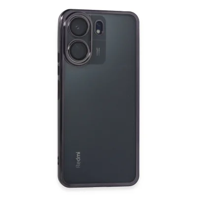 BUĞZ Xiaomi Redmi 13c Kılıf Razer Lensli Silikon - Mor