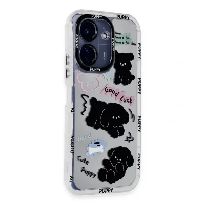 BUĞZ Xiaomi Redmi 13c Kılıf Reflexion Desenli Kapak - Desen 5