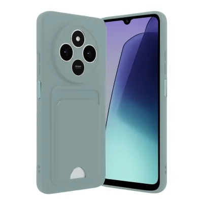 BUĞZ Xiaomi Redmi 14c Kelvin Kartvizitli Silikon - Açık Yeşil