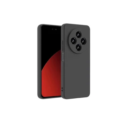 BUĞZ Xiaomi Redmi 14c Kılıf Nano İçi Kadife Silikon - Siyah