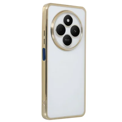 BUĞZ Xiaomi Redmi 14c Kılıf Razer Lensli Silikon - Gold