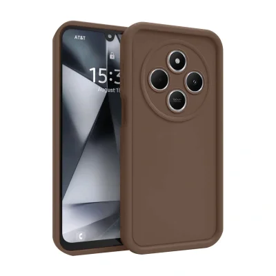 BUĞZ Xiaomi Redmi 14c Kılıf Viera Silikon - Kahverengi