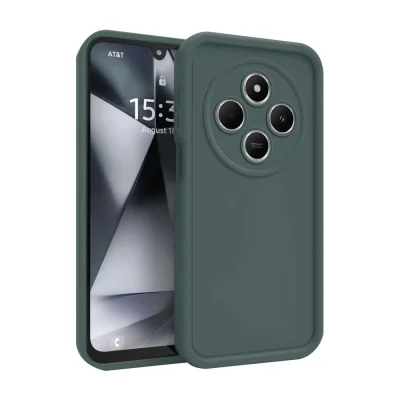 BUĞZ Xiaomi Redmi 14c Kılıf Viera Silikon - Koyu Yeşil