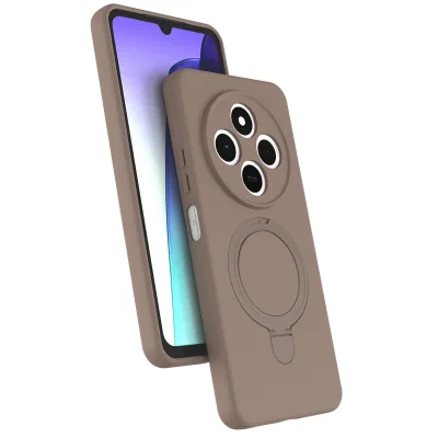 BUĞZ Xiaomi Redmi 14c Regal Magsafe Standlı Kapak - Çöl Titanyum