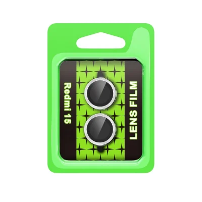 BUĞZ Xiaomi Redmi 15 4g Raze Metal Kamera Lens - Gümüş