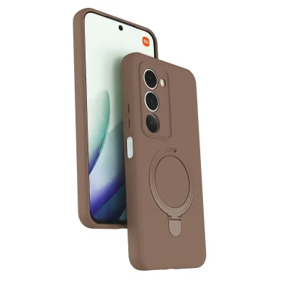 BUĞZ Xiaomi Redmi 15 4g Regal Magsafe Standlı Kapak - Çöl Titanyum