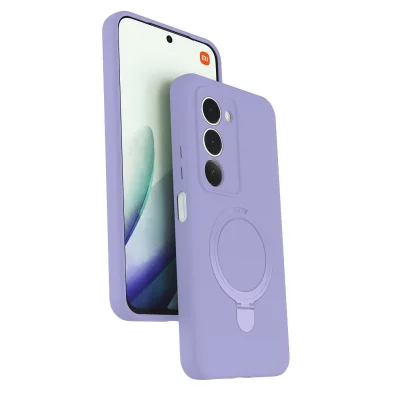 BUĞZ Xiaomi Redmi 15 4g Regal Magsafe Standlı Kapak - Lila