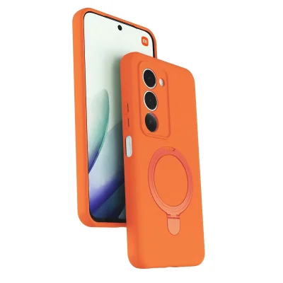 BUĞZ Xiaomi Redmi 15 4g Regal Magsafe Standlı Kapak - Turuncu