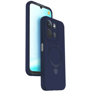 BUĞZ Xiaomi Redmi 15c 4g Regal Magsafe Standlı Kapak - Lacivert