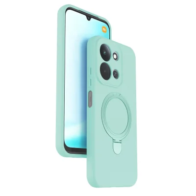 BUĞZ Xiaomi Redmi 15c 4g Regal Magsafe Standlı Kapak - Su Yeşili