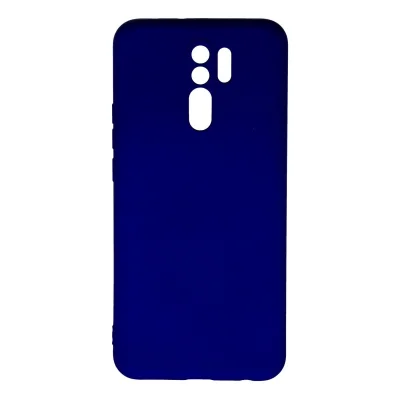 BUĞZ Xiaomi Redmi 9 Kılıf Nano İçi Kadife Silikon - Lacivert