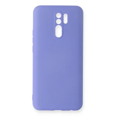 BUĞZ Xiaomi Redmi 9 Kılıf Nano İçi Kadife Silikon - Lila