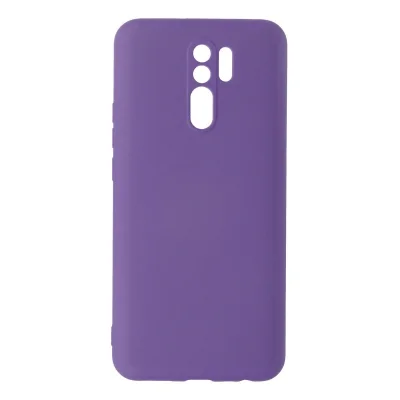 BUĞZ Xiaomi Redmi 9 Kılıf Nano İçi Kadife Silikon - Mor