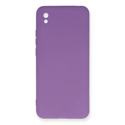 BUĞZ Xiaomi Redmi 9a Kılıf Nano İçi Kadife Silikon - Mor