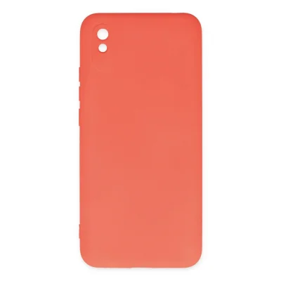 BUĞZ Xiaomi Redmi 9a Kılıf Nano İçi Kadife Silikon - Turuncu