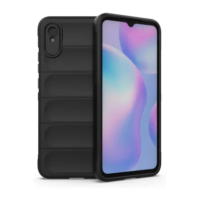 BUĞZ Xiaomi Redmi 9a Kılıf Optimum Silikon - Siyah