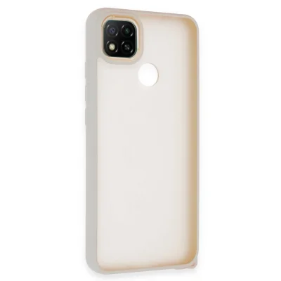 BUĞZ Xiaomi Redmi 9c Kılıf Elegant Kapak - Pudra