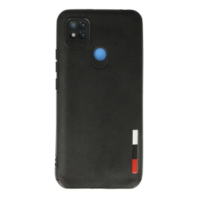 BUĞZ Xiaomi Redmi 9c Kılıf Loop Deri Silikon - Siyah