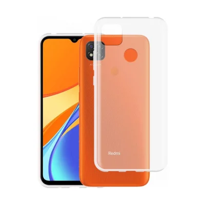 BUĞZ Xiaomi Redmi 9c Kılıf Lüx Şeffaf Silikon