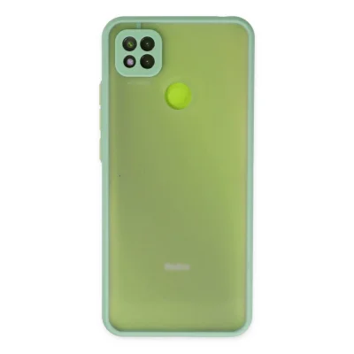 BUĞZ Xiaomi Redmi 9c Kılıf Montreal Silikon Kapak - Turkuaz