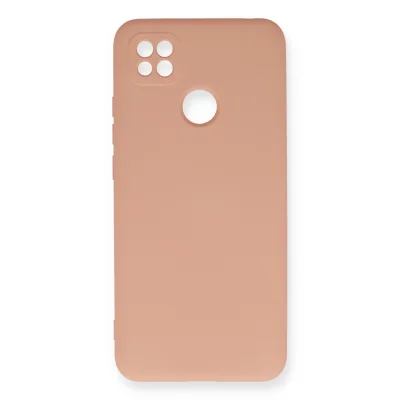 BUĞZ Xiaomi Redmi 9c Kılıf Nano İçi Kadife Silikon - Pudra